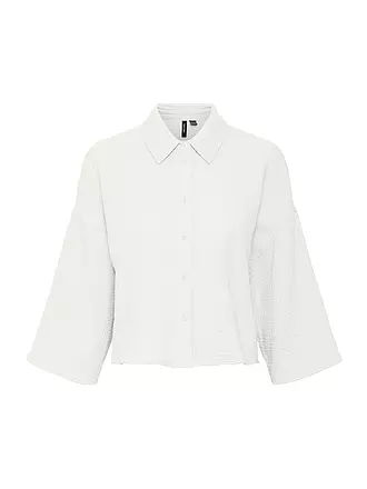 VERO MODA | Blusenshirt VMNATALI CROP | weiss